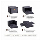 BED BOX – Cama tipo caja para perros y gatos  Súper suave y lavable