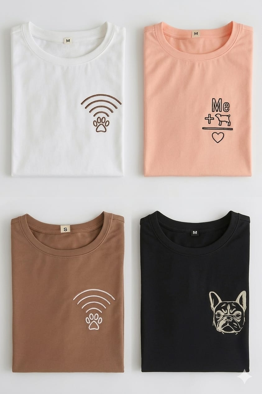 Camisetas Bordadas