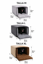 BED BOX – Cama tipo caja para perros y gatos  Súper suave y lavable