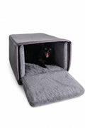 BED BOX – Cama tipo caja para perros y gatos  Súper suave y lavable