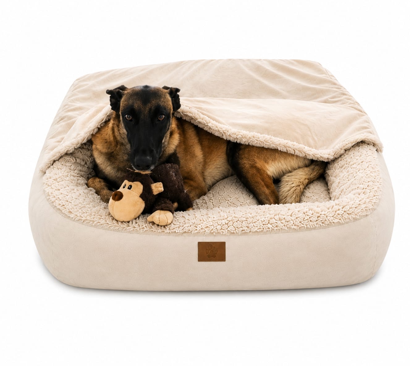 COMFORT PLUS – Cama con soporte firme y relleno suave para perros | Premium