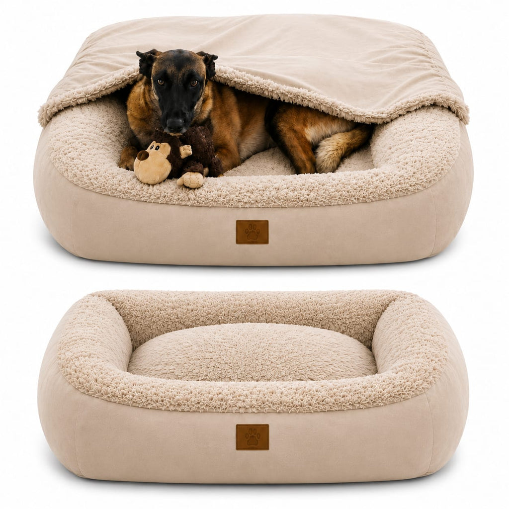 COMFORT PLUS – Cama con soporte firme y relleno suave para perros | Premium