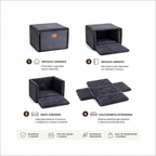 BED BOX – Cama tipo caja para perros y gatos  Súper suave y lavable