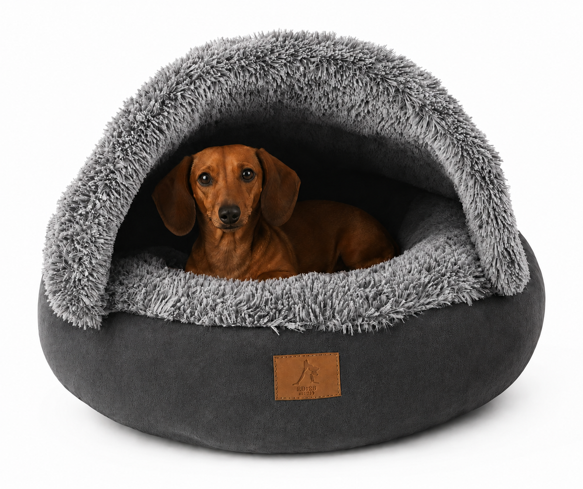 CAMA TIPO NUBE 2.0 – Cama cueva 2 en 1 para perros y gatos pequeños y medianos
