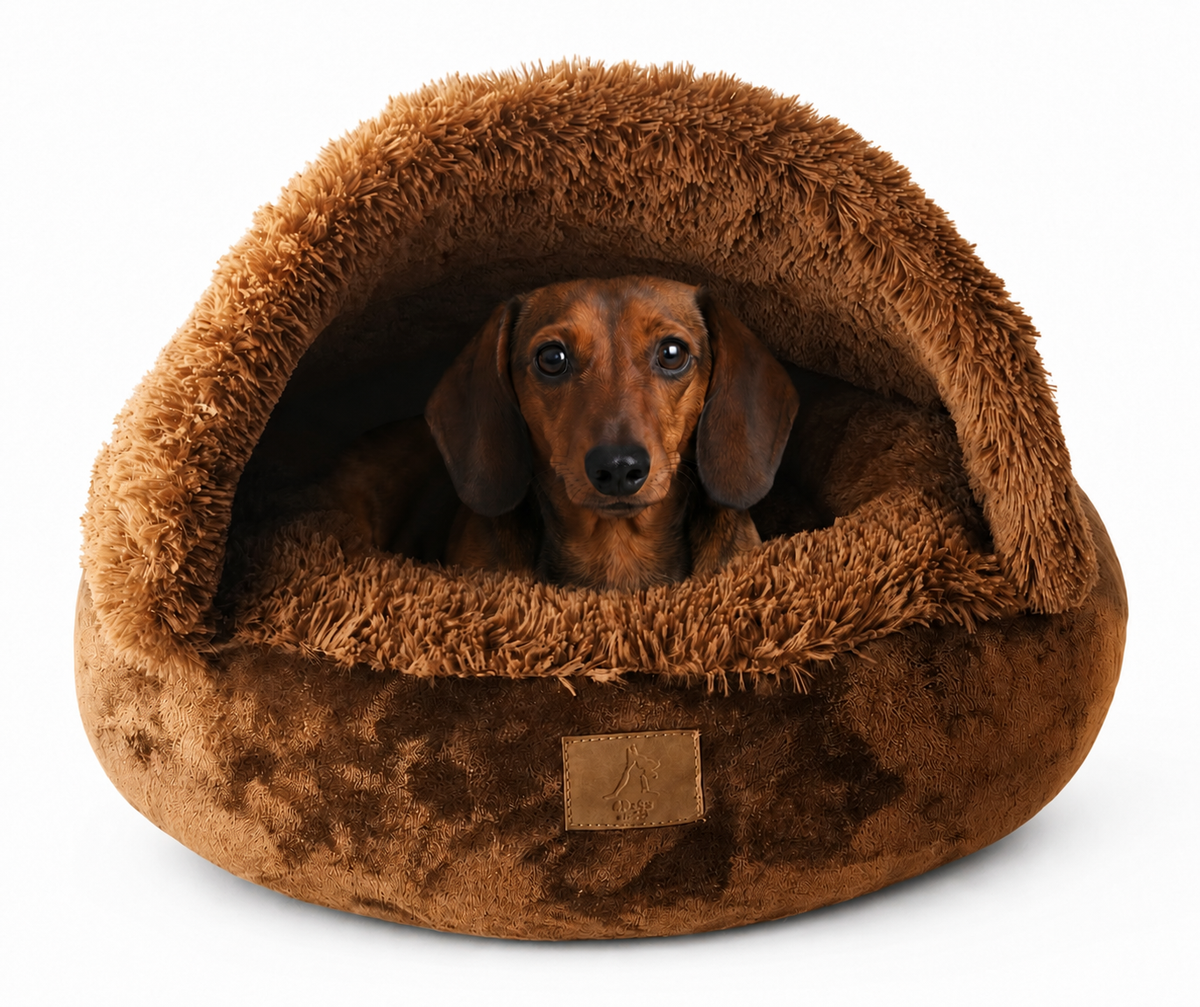 CAMA TIPO NUBE 2.0 – Cama cueva 2 en 1 para perros y gatos pequeños y medianos