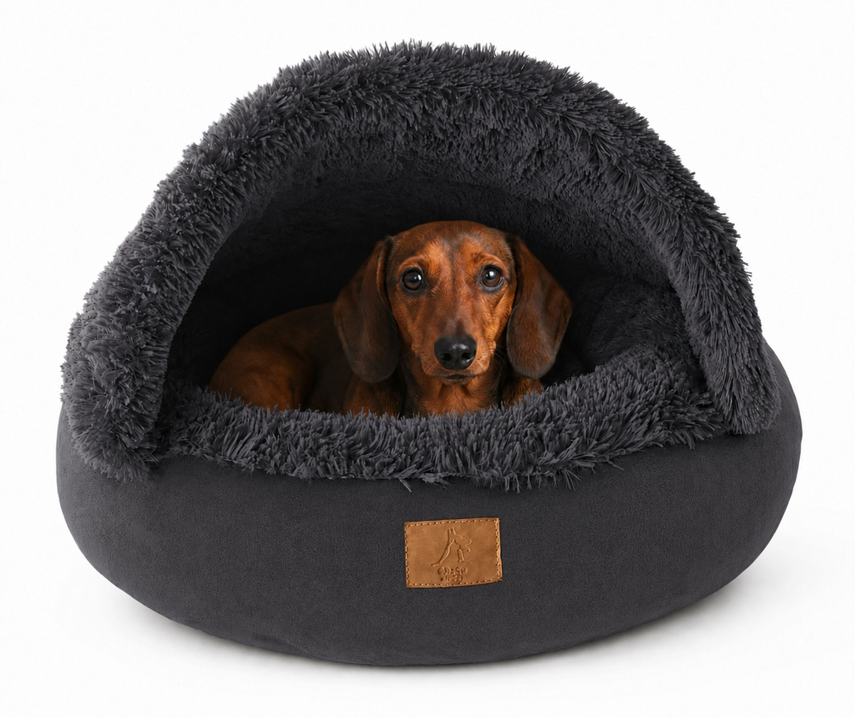 CAMA TIPO NUBE 2.0 – Cama cueva 2 en 1 para perros y gatos pequeños y medianos
